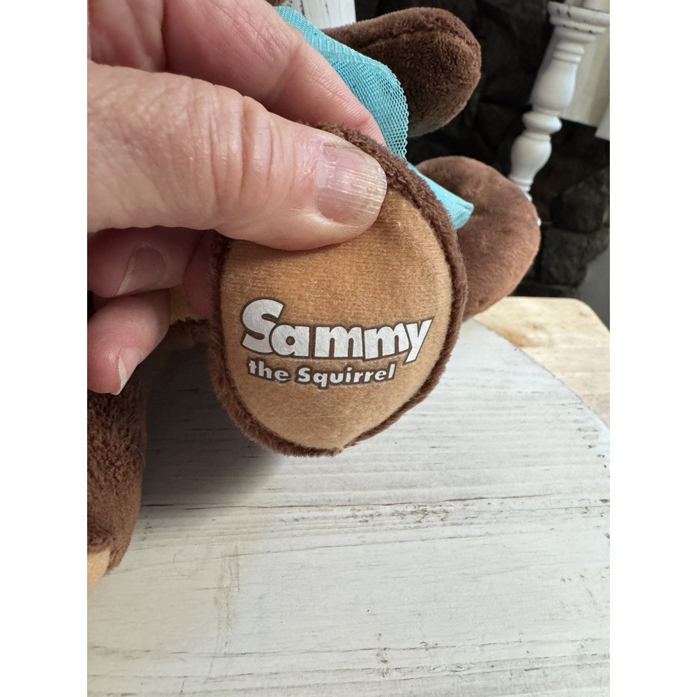 Build A Bear Sammy the Squirrel Plush '22 BAB Teal Daisy Dress Great Wolf Lodge - Picture 9 of 10